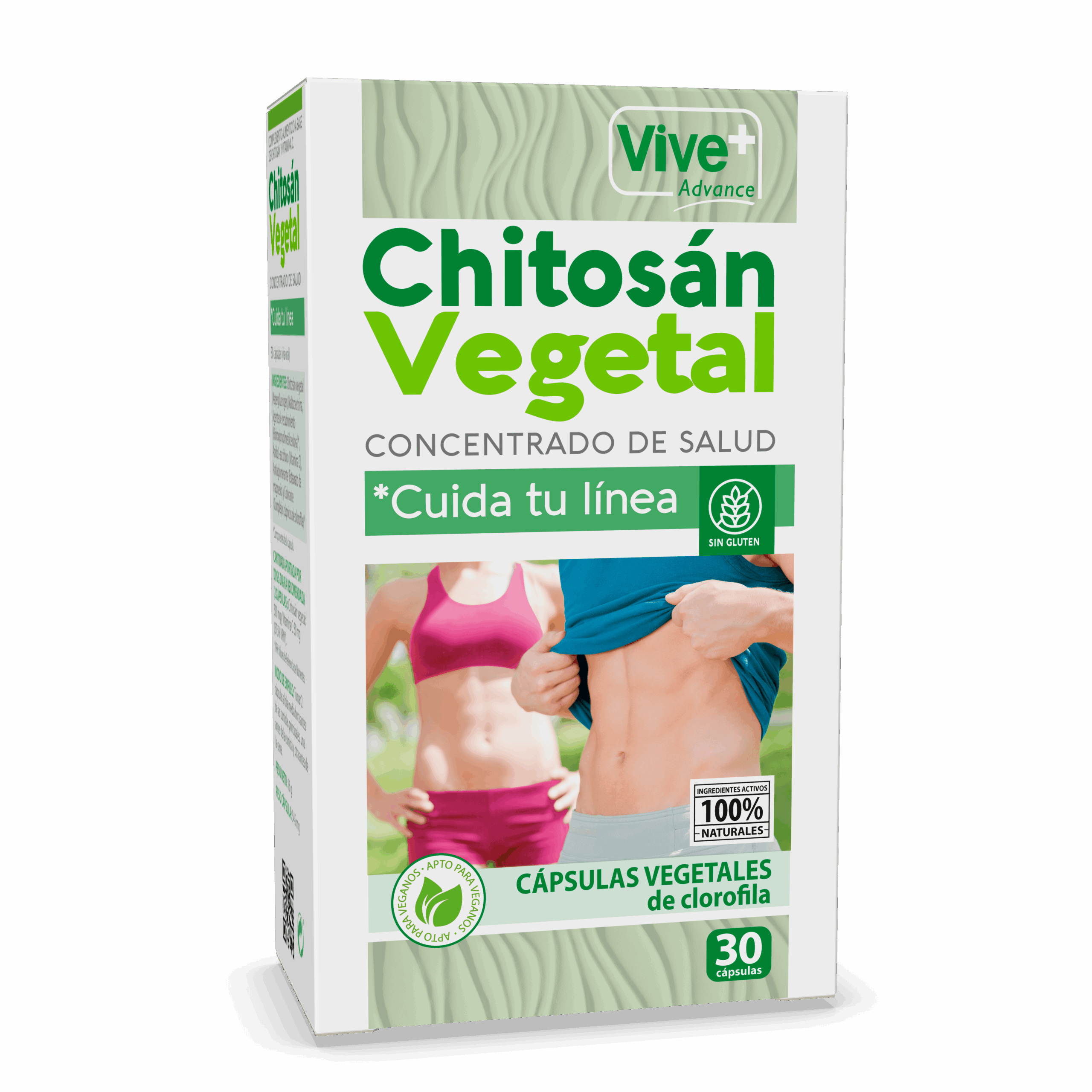 CHITOSÁN VEGETAL 30 CAPS 3d2